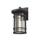 Z-Lite Jordan 1 Light Outdoor Wall Sconce, Oil Rubbed Bronze And Clear Seedy 570B-ORB - alternate 4